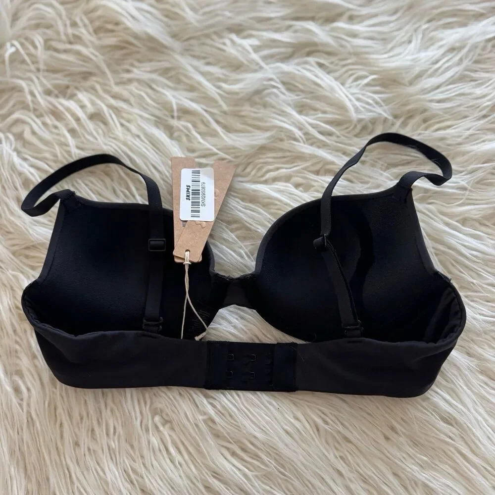 Skims Fits Everybody Push Up Demi Bra Onyx Size 32A - Picture 5 of 6